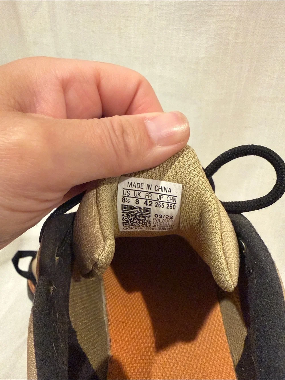 Adidas Men’s Black, Tan and Orange Terrex Shoes